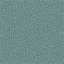 Calendula Teal Modern Floral