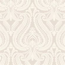 Imperial Grey Modern Damask