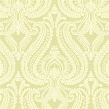 Imperial Green Modern Damask