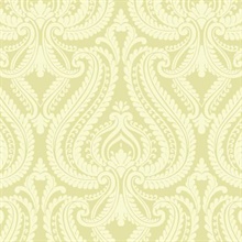 Imperial Green Modern Damask