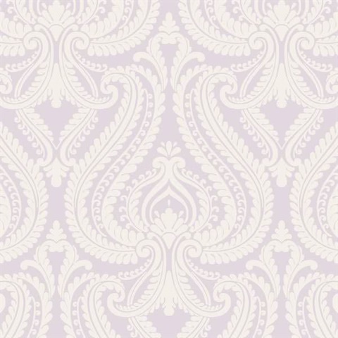 Imperial Lavender Modern Damask