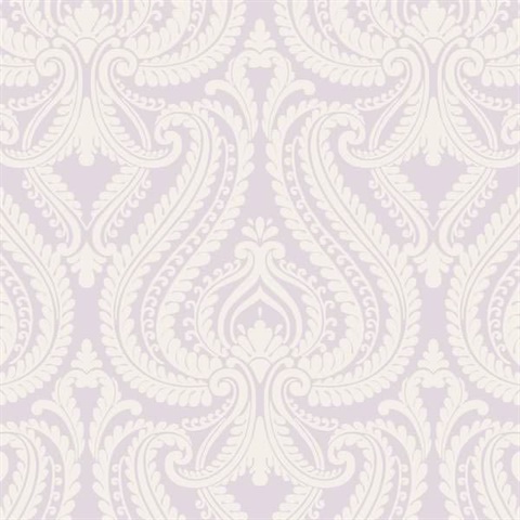 Imperial Lavender Modern Damask