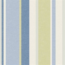Raya Blue Linen Stripe