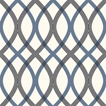 Contour Blue Geometric Lattice