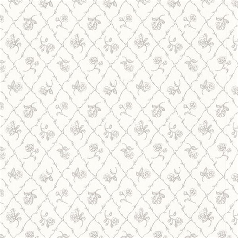 Marianne Grey Rose Trellis