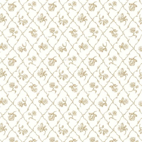 Marianne Gold Rose Trellis