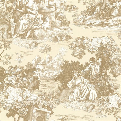 Isabella Gold Toile