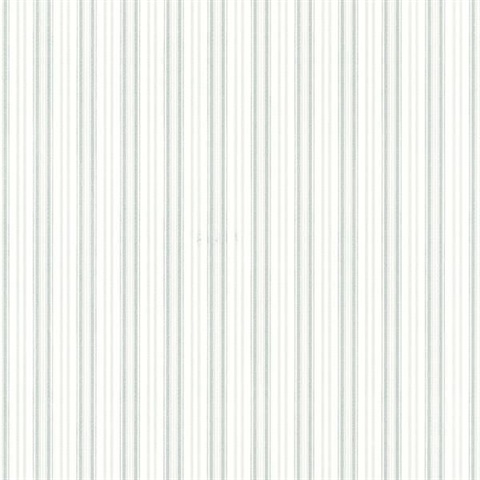 Anne Teal Ticking Stripe