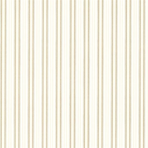 Anne Gold Ticking Stripe