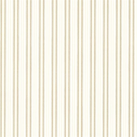 Anne Gold Ticking Stripe