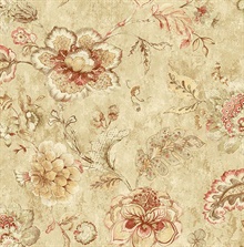 Olivia Wheat Jacobean Floral