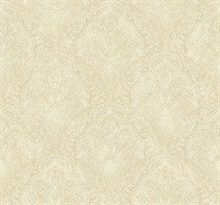 Celeste Pearl Paisley Damask