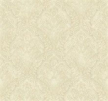 Celeste Pearl Paisley Damask