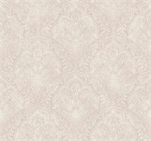 Celeste Mauve Paisley Damask