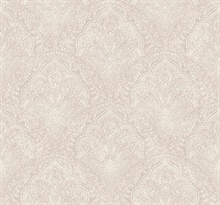 Celeste Mauve Paisley Damask