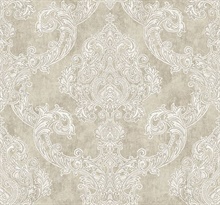 Oria Taupe Damask