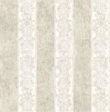 Octavio Taupe Embellished Stripe