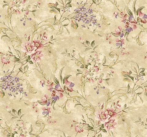 Donatella Wheat Floral Trail