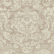 Loren Wheat Fabric Damask