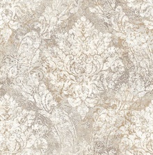 Fabriana Light Grey Heirloom Damask