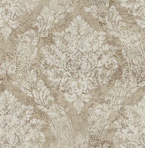 Fabriana Espresso Heirloom Damask