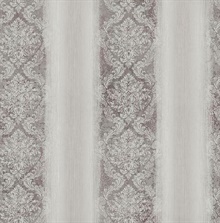 Feliciano Taupe Ombre Damask Stripe