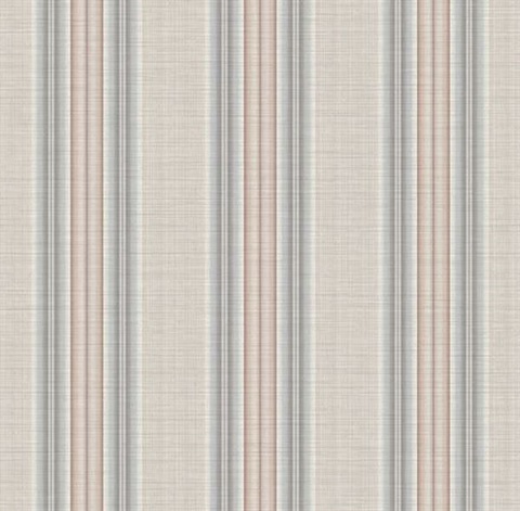Stansie Taupe Fabric Stripe