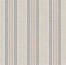 Stansie Taupe Fabric Stripe