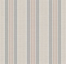 Stansie Taupe Fabric Stripe