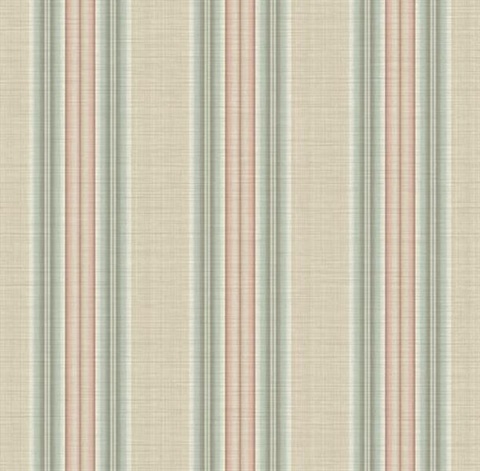 Stansie Aquamarine Fabric Stripe