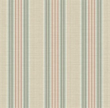 Stansie Aquamarine Fabric Stripe