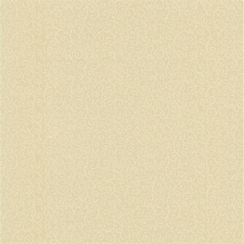 Scroll Beige Small Swirling Vine