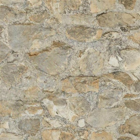 Grey Faux Stone Wall