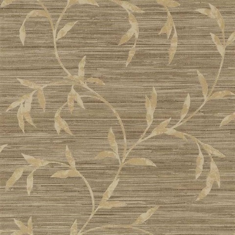 Taupe Faux Grasscloth