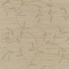 Beige Faux Grasscloth Trail