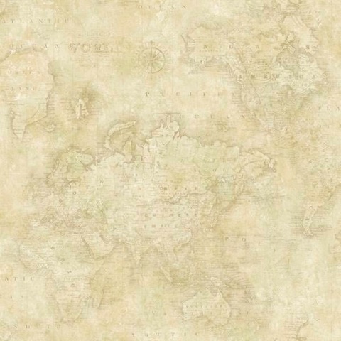 Hardings Beige World Map