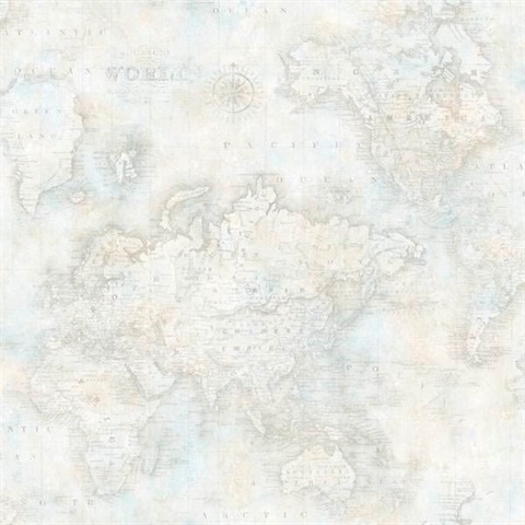 Hardings Grey World Map