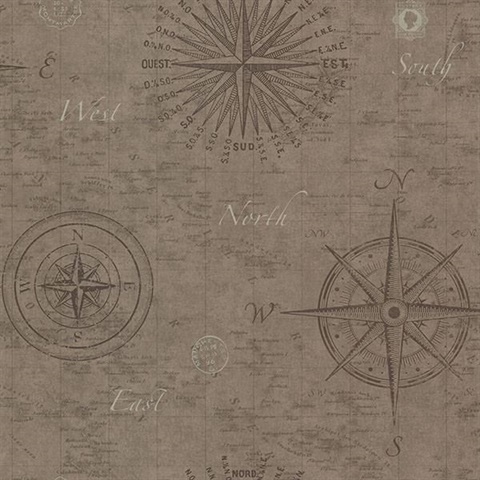 Navigate Wheat Vintage Compass