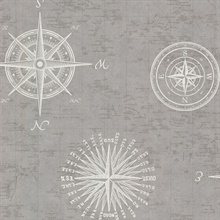 Navigate Grey Vintage Compass