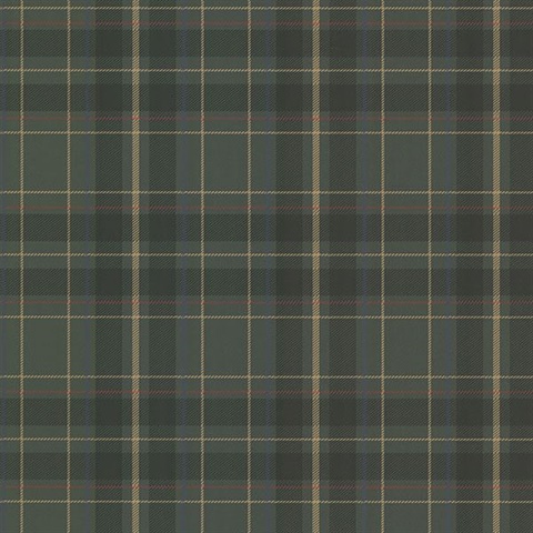 Caledonia Dark Green Plaid