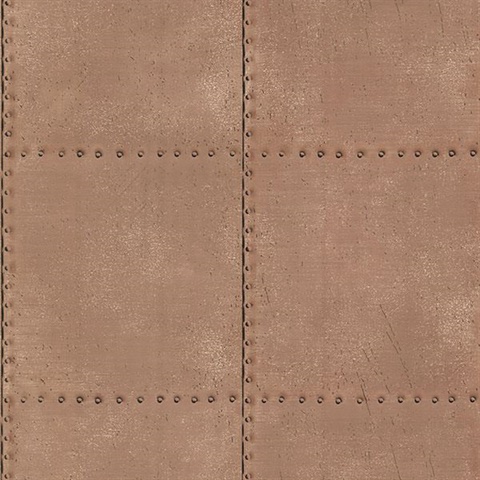 Riveted Copper Industrial Tile