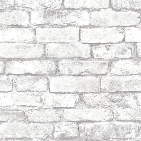 Brickwork Light Grey Exposed Brick Texture