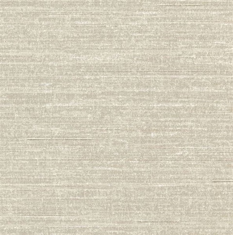 Dierdre  Wheat Faux Linen Wallpaper