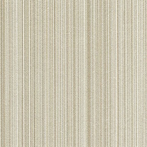 Blanchard Sand Faux Silk Stripes  Wallpaper