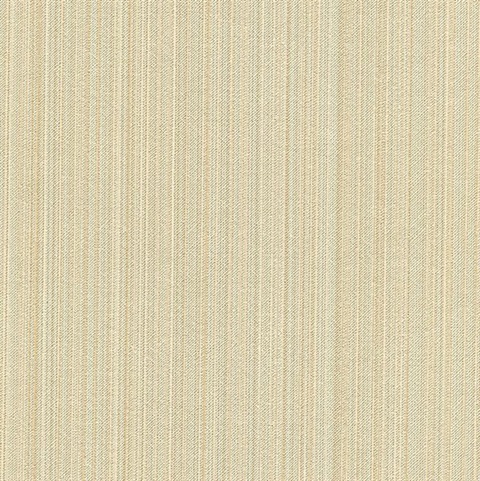 Blanchard Ginger Faux Silk Stripes  Wallpaper