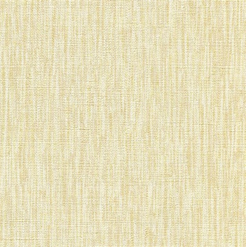 Alligator Yellow Textured Stripe Wallpaper