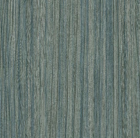 Derndle Blue Faux Plywood Wallpaper