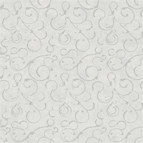 Shin Pewter Golden Scroll Texture