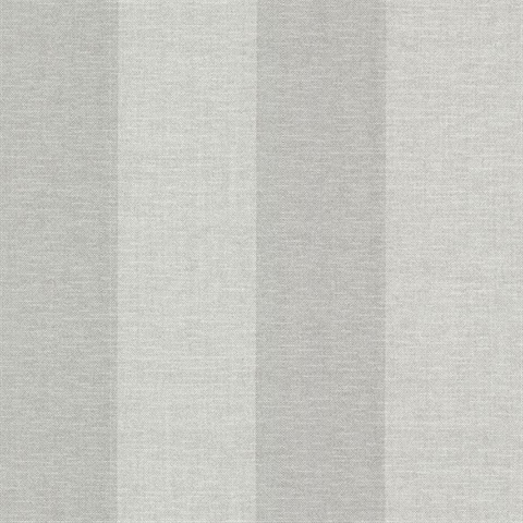 Amalfi Silver Linen Stripe