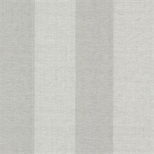 Amalfi Silver Linen Stripe
